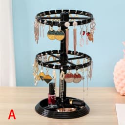 Rotatable Jewelry Display Rack High-End Earring Necklace Bracelet Display Stand For Suspension type Jewelry Support Exhibition