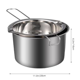 Double Boiler Pot Wax Melting Pot Cheese Melting Pot Chocolate Melting Pot Stainless Steel Chocolate Pot Nice Chic Fine Safe
