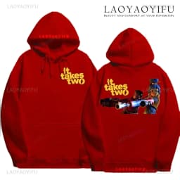 Men Women Game Long Sleeve It Takes Two Hoodie Hoody Girlfriend Boyfriend Couple Clothes Kodi Xiaomei Wife Husband Gifts Hoody