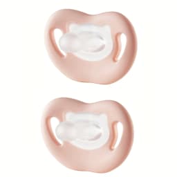 Soft Touch Silicone Baby Pacifier with Thumb Nipple, Newborn Soother, Baby Shower Gift