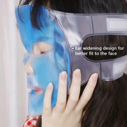 Face Cooling Mask Gel Eye Mask Ice Pack Cooling PVC Hot Cold Therapy Skin Care Tool Gel Face Mask Skin Firming Spa Sleep Mask