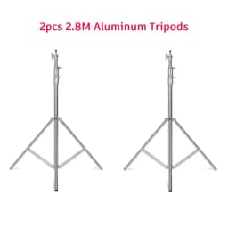 SH 2.9m Light Stand With Stainless Steel Kit Cross Arm With Weight Bag Photo Studio Accessories Extension Telescopic Rod 2.49M