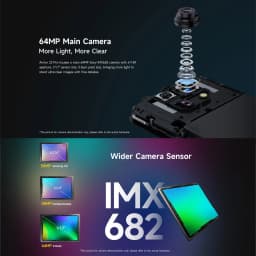 Ulefone Armor 22 Pro Rugged Phone 8GB+128GB / 256GB 6.58'' Android 16 Helio Helio G200 64MP Camera 6600mAh 33W 4G NFC Smartphone