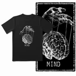 Coolmind U0014-T2 1984 Graphic Print Men T Shirt O-Neck Loose Tshirt Men 100% Cotton Tee Shirts
