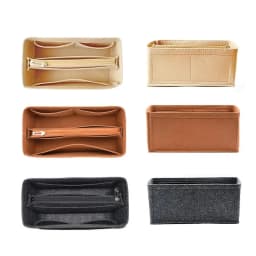 Multi-Pocket Felt Bag Organizer Bag Accessories for Birkin25/30/35 Inner Bag Storage Bag Felt Handbag Insert Bag Liner Bag