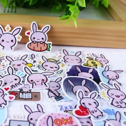 40pcs Creative Kawaii Cute Self-made Rabbit Baby Scrapbooking Stickers /decorative Sticker /DIY Craft Photo Albums
