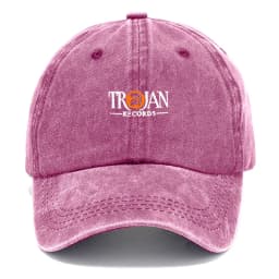 Trojan Warrior Vintage Washed Cotton Baseball Cap Distressed Retro Style Adjustable Snapback Hat Unisex Casual Streetwear Cap