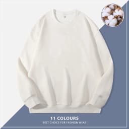 Custom Embroidery Logo Solid Sweatshirts Spring Autumn Warm Sweatshirt High Quality Men Tops Male Brand Hip Hop Pullover