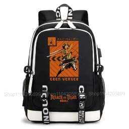 Attack on Titan Backpack Anime Mochila Student School Bag Boys Girls Gift Casual Daily Travel Rucksack