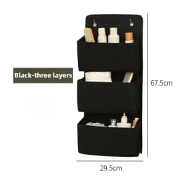 Space Saving Foldable Hanging Storage System Door Mounted Organizer for Shoes Toys Books Miscellaneous Items