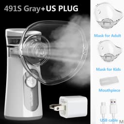 KIUZOU Medical Silent Mesh Nebulizer Handheld Asthma Inhaler Atomizer Kids Adult Nebulizador Mini Portable Nebulizer Humidifier