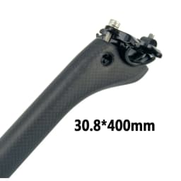 No Logo Carbon MTB Seatpost Bicycle Seat Post Offset 25mm Road Bike Seatpost 25.4/27.2/30.8/31.6mm Mountain Bike Seat Tube