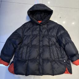 Schinteon Women Down Jacket Casual Loose Over Size Warm Autumn Winter Outwear White Duck Down with Hood Fashion Maternity Coat
