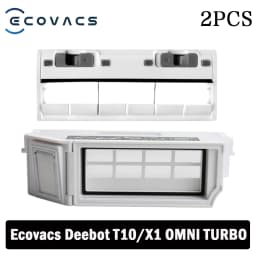Ecovacs Deebot X1 OMNI / T10 OMNI Robot Vacuum Cleaner Spare Parts, Rubber / Side Brush, Cover,Hepa Filter, Mop Rag, Dust Bag