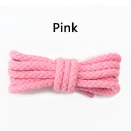 1Pair 8mm Bold Round Shoelaces Quality Linen Cotton Sneakers Laces for Shoes AF1 Shoe laces 100/120/140/160/180CM Shoestrings