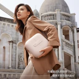 AMIRO Light Seeking Bag Mirror LED with Light Makeup Mirror Portable Sunlight Mirror Women's Handheld Makeup Bag Makeup Mirror