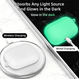 Night Light Luminous Silicone Soft Earphone Case for Airpods Pro 3 2 1 4 Air Pods Pro2 Pro3 3rd Gen Generation Glow Funny Cover