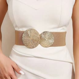 6x70cm Fashion Elastic Leopard Wide Corset Double Circle Cummerbund Designer Belts For Women High Waist Stretch Waistband