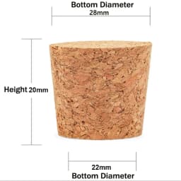 5/10pcs Wine Glass Bottle Stopper Kettle Pudding Container Cork Cap Burette Buret Tube Wood Lid Many Sizes