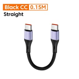 Short USB Type C Cable 90° Elbow USB C To Type C Data Cable Fast Charging For IPhone15 16 Xiaomi Huawei Power Bank USB C Cable