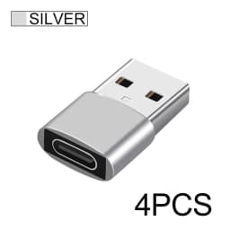 NNBILI 4PCS USB To Type C OTG Adapter USB USB-A Male To USB Type-c Female Converter For Macbook Samsung S20 USB C OTG Connector