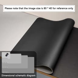 Mouse Pad Large Size Office Desk Protector Mat PU Leather Waterproof Desktop Keyboard Desk Pad Gaming Mousepad PC Accessories