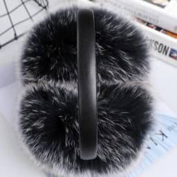 Real Fox Raccoon Fur Hang Ear Cover Warm Winter Earmuffs Headwear Ear Muffs Earmuffs Cold Ear Warmer Ear Protection Headband