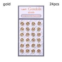 10/24PCS Tiny Metal Buckle Invisible Snap Mini Buttons Buckles for DIY Doll Clothes for 1/6 Doll Clothing Sewing Accessories