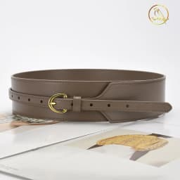 Waist Closure Women's Outer Waist Decoration Shirt Versatile Suit Dress Waist Closing Thin Leather Wide Belt New Model Launched