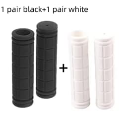 1Pair Bicycle Handlebar Grips Anti-skid Bike Handle Bar Grips Rubber Covers Fixed Gear BMX MTB Mountain Bike Bicycle Accessories