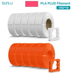 SUNLU 10KG PLA/PLA PLUS Filament 1.75mm 1KG Without Tray 3D Printer Filament for 3D Pen & Refill Filament