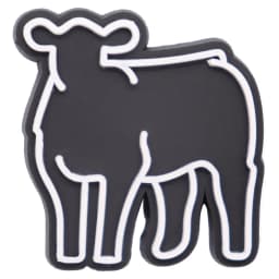1Pcs Horse Black White Animals Lion Tiger Wolf PVC Shoes Decorations Buckle Charms Fit Cool Kids Party Gift