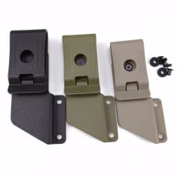 1piece Rotatable KYDEX Sheath Waist Clip Scabbard Clip Sheath Accessories Outdoors Carry KYDEX Sheath Tool with Two Set Screws