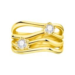 PANPOKI S925 Sterling Silver Flower Butterfly Insect Closed Ring For Women Finger Ring Personality Jewelry Party Trendy Gifts