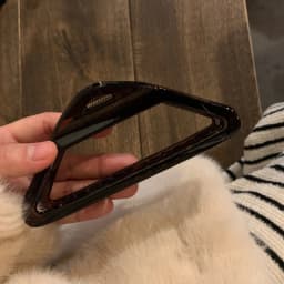 Hair Claw Clip - Black Tortoiseshell French Hair Clip for Women, Strong Hold Updo Clip for Thick Hair