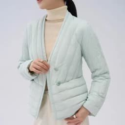 Lightweight Short Puffer Jacket Women's V-Neck Loose Fit Versatile Coat Inner Outer Wear Autumn Winter Fashion Commute Style