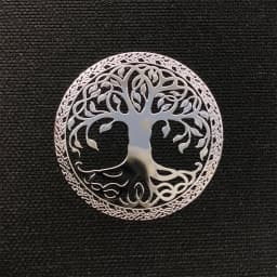 Tree of Life pattern symbol Metal sticker Mobile phone sticker Personality laptop Creative gold and silver decorative sticker
