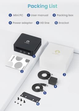 Topton Metal Gaming Mini PC AMD Ryzen 7 7840U 7735HS 6800H LPDDR5 16/24/32GB 6400MHz Office NUC Computer Windows 11 WiFi6 BT5.2