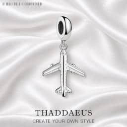 Aircraft Pendant Dangle Charm New Arrival 925 Sterling Silver Airplane Gift Simple Cute Fashion Jewelry