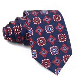 Classic Men's Imitation Silk High Quality Ties Soft Novel Navy Blue Wine Red Paisley Neckties Business Wedding Accessories Gifts