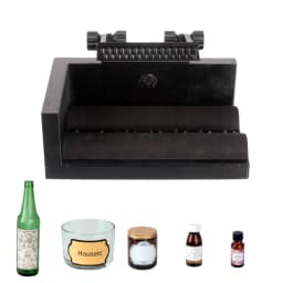 Adjustable Manual Labeling Tool for Bottles - Wine Bottle Label Positioner Applicator