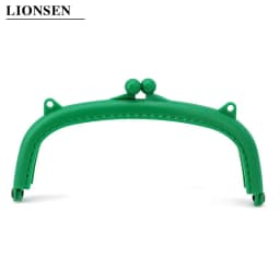LIONSEN 16cm Arc Plastic Purse Frame Handle for Clutch Bag Handbag Accessories Making Kiss Clasp Lock 10 colors