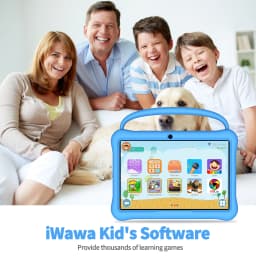 PRITOM Android 13 Tablet for Kids 10 inch Octa-Core, 64GB RAM 1TB TF Card Expandable, Parental Control, Dual Camera, WiFi