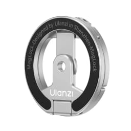 Ulanzi MA02 Phone Stand Slim Foldable Design MagLock Dual Magnetic with Universal 1/4" Mount for Gym Refrigerator Selfie Stick
