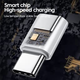 USB Type C to Lightning Adapter High Speed Data Transfer Fast Charging Lightning Female to USB C Male Converter For iPhone 15 16