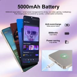 IVMI XS26 Ultra Cellphone Android 12.0 6.9inch Screen 4GB RAM 64G ROM 8+16MP Dual SIM Smartphones Google Play Store Mobile Phone