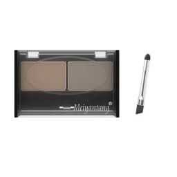 Professional Brand Eyeshadow Makeup 2 Color Waterproof Eyebrow Powder Eye Shadow Eye Brow Palette + Brush Eyebrow Enhancer