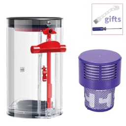 For Dyson V10 Animal Total /SV12 Clean Absolute, Upgraded Canister Dust Bucket & HEPA Filter, Not Suitable for V12