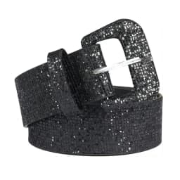 Women's Glitter Sequin Belt, Sparkly Belt for Jeans, Suitable for Pairing with various Pants and Coats