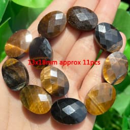 Various Styles Natural Yellow Tiger Eye Stone Beads Irregular Rondelle Column Spacer Bead for Jewelry DIY Making Bracelet Crafts